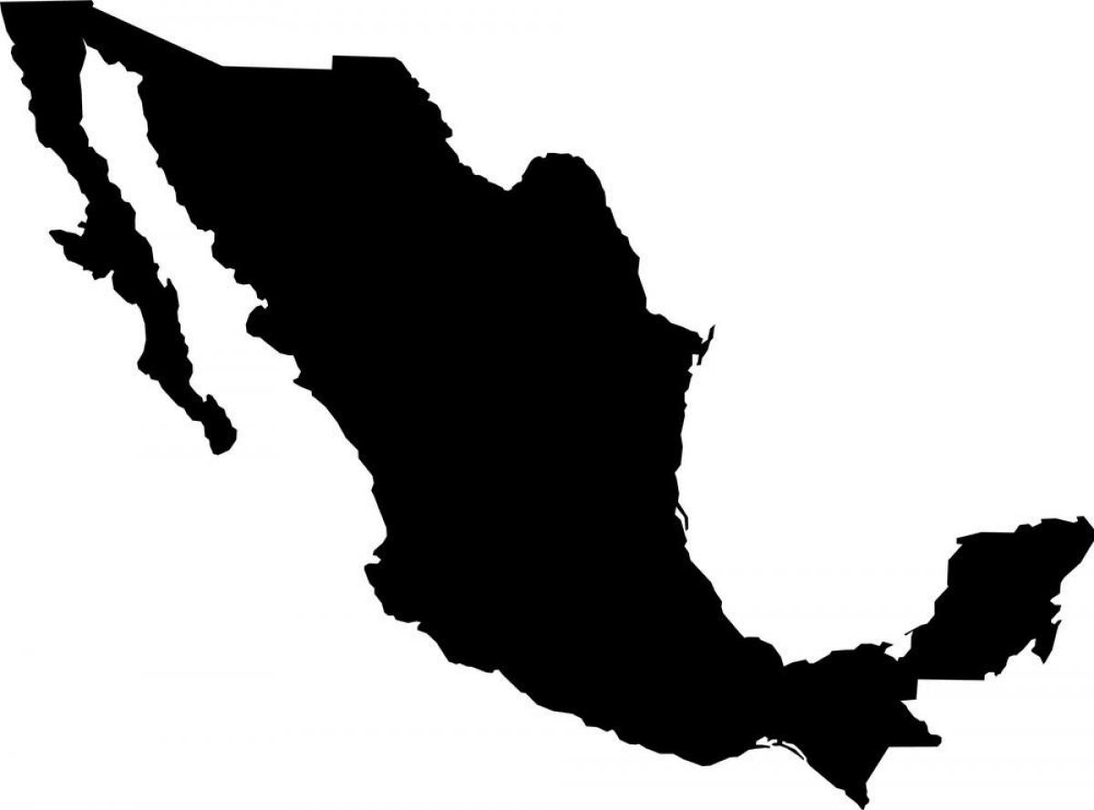 メキシコ ベクトル地図