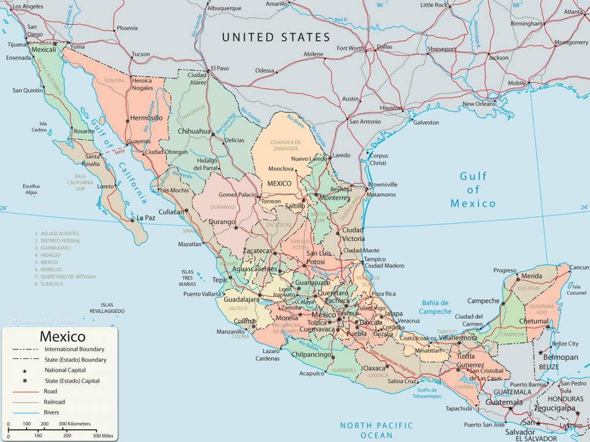 大きな地図で メキシコ