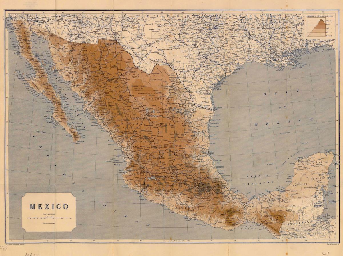 メキシコの歴史地図